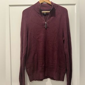 Banana republic men’s quarter zip sweater